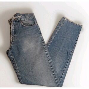 Vintage 2000's Levi's 505 Men's Jeans  31x36 Straight Leg Light Wash Denim